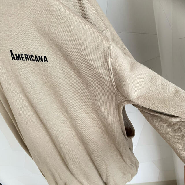 AMERICANA 【別注】Americana バックボックスプリーツスウェット