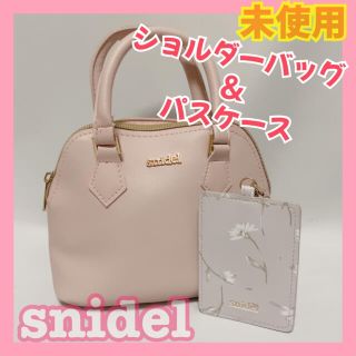 スナイデル(SNIDEL)のsnidel ミニバッグ&花柄パスケース 雑誌sweet付録(ショルダーバッグ)