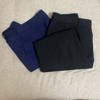 ユニクロ(UNIQLO)の【中古品／2点セット】アンクルテーパードパンツ【UNIQLO】(クロップドパンツ)