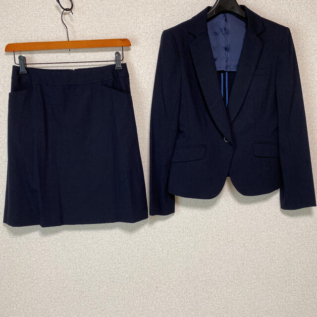 【本日特価】 RU - アールユー スカートスーツ 11 W72 濃紺 OL ビジネス RU DMW スーツ