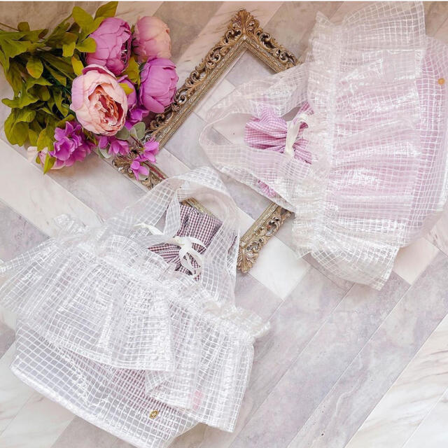 saha by elliee ♡ summer frill bebe レディースのバッグ(ハンドバッグ)の商品写真