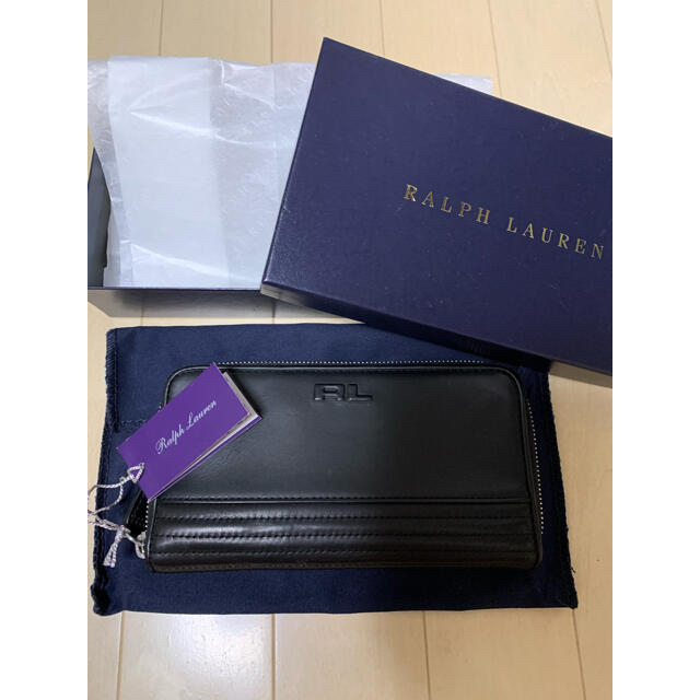 Ralph Lauren(ラルフローレン)の新品 タグ付 Ralph Lauren ラルフローレン 財布 レザー ウォレット メンズのファッション小物(長財布)の商品写真