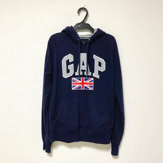 ギャップ(GAP)の美品♡GAP パーカー イギリス ネイビー(パーカー)