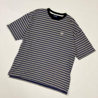 フレッドペリー(FRED PERRY)のFRED PERRY マルチボーダー カノコ　Tシャツ　L(ポロシャツ)