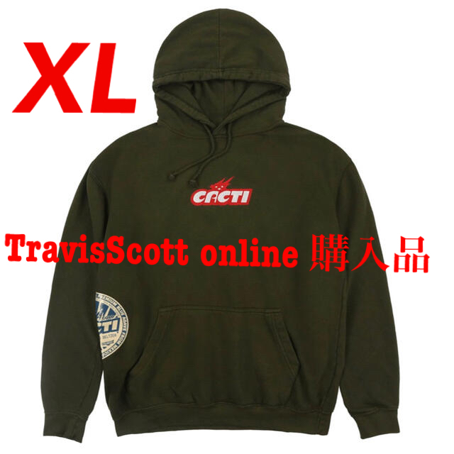 Travis Scott CACTI MONO SEAL HOODIE 新作