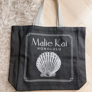 マリエオーガニクス(Malie Organics)の【新品】Malie Kai ハワイ限定　トートバッグ　ブラック(トートバッグ)