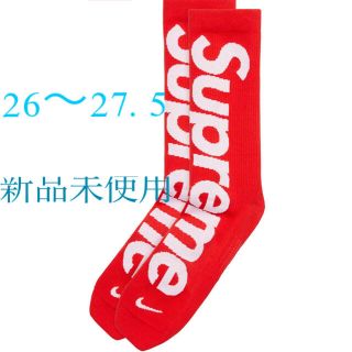 シュプリーム(Supreme)のSupreme NIKE LightWeight Crew Socks  RED(ソックス)