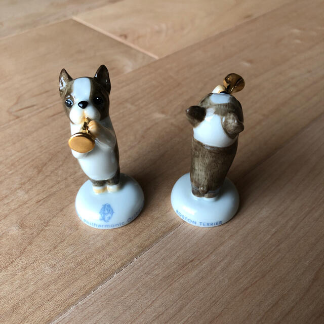 セトクラフト 小犬のオーケストラ 陶器の置物 - キャラクターグッズ