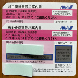 ANA株主優待券2枚セット 2021/11/30まで(その他)