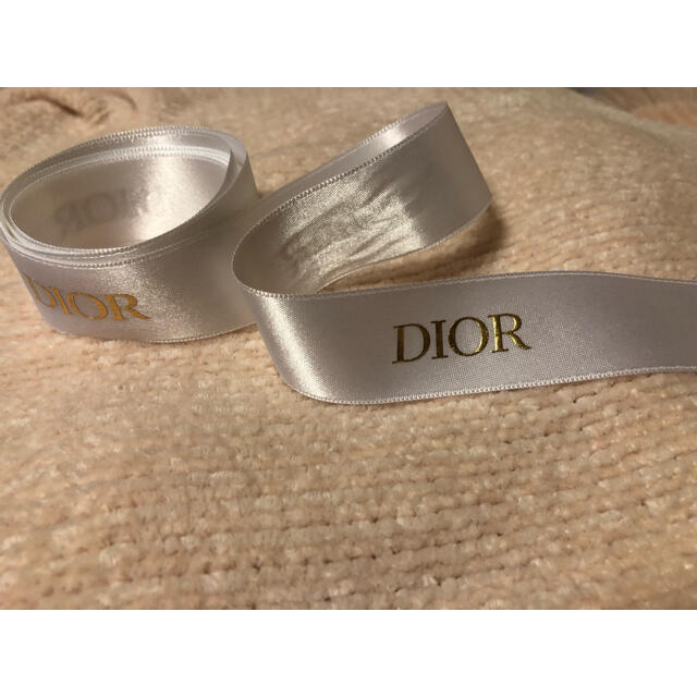 Dior(ディオール)のDIOR リボン ハンドメイドの素材/材料(各種パーツ)の商品写真