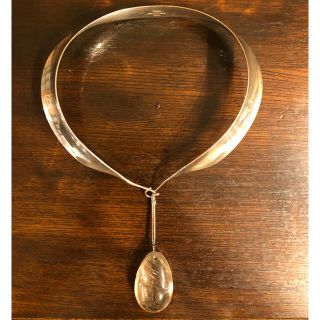 ジョージジェンセン(Georg Jensen)のジョージジェンセン　ネックリングDEW DROPとトップのセット　(ネックレス)