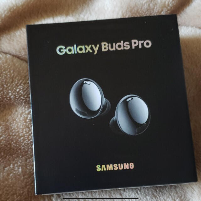 galaxy buds pro ブラックヘッドフォン/イヤフォン