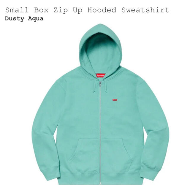 Supreme - Supreme Small Box Zip Up Sweatshirt 水色 Sの通販 by RYOT's shop｜シュプリーム ならラクマ