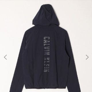 カルバンクライン(Calvin Klein)の【カルバン・クライン】CALVIN KLEIN　ナイロンパーカー　ネイビー　S(パーカー)