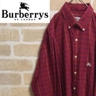 バーバリー(BURBERRY)のBurberry LONDON バーバリー ロンドン チェックシャツ 90s(シャツ)