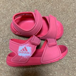 アディダス(adidas)のアディダス　サンダル　コーラルピンク　13.0cm(サンダル)