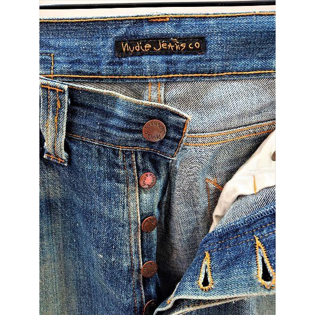 Nudie Jeans(ヌーディジーンズ)のヌーディージーンズ♪ヴィンテージリペア加工♪♪ウエスト84cm♪2243B メンズのパンツ(デニム/ジーンズ)の商品写真