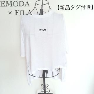 フィラ(FILA)の【新品】EMODA × FILA コラボ　Tシャツ(Tシャツ/カットソー(半袖/袖なし))