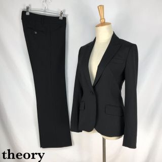 セオリー(theory)の美品　theory パンツスーツ　セオリー　セットアップ　レディース　ジャケット(スーツ)