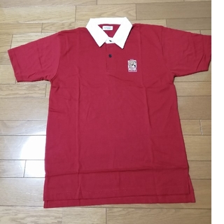 ボス(BOSS)のBOSS ラガーシャツ　半袖　赤(ポロシャツ)