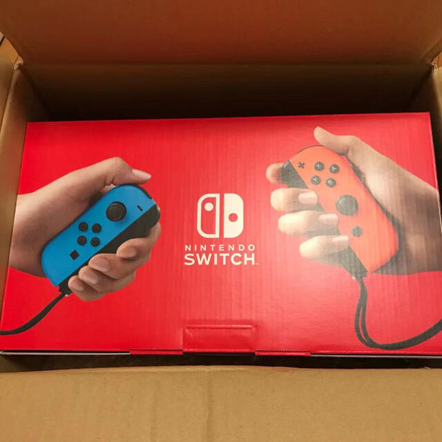 新品未開封】今週購入 Nintendo Switch ネオンブルー/レッド 新品未開封】今週購入 Nintendo Switch ネオンブルー/レッド