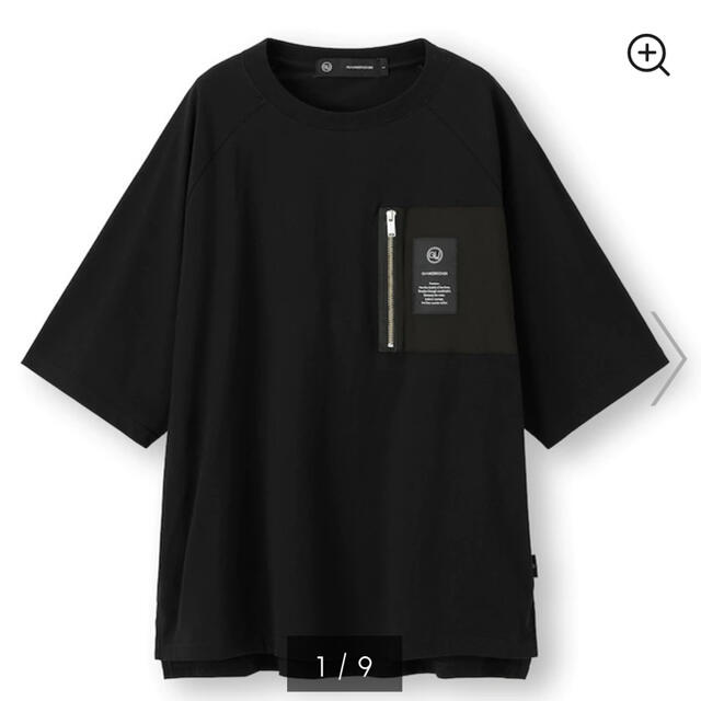 UNDERCOVER(アンダーカバー)のアンダーカバー　GU  ジップポケットtシャツ　ブラック　Sサイズ メンズのトップス(Tシャツ/カットソー(半袖/袖なし))の商品写真