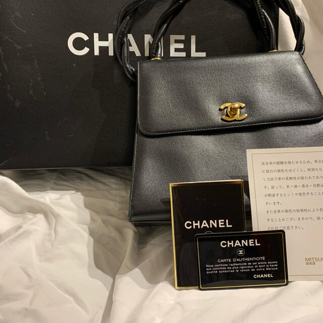 CHANEL(シャネル)のシャネル ココマーク キャビアスキン ショルダーバッグ 5番台 レディースのバッグ(ハンドバッグ)の商品写真