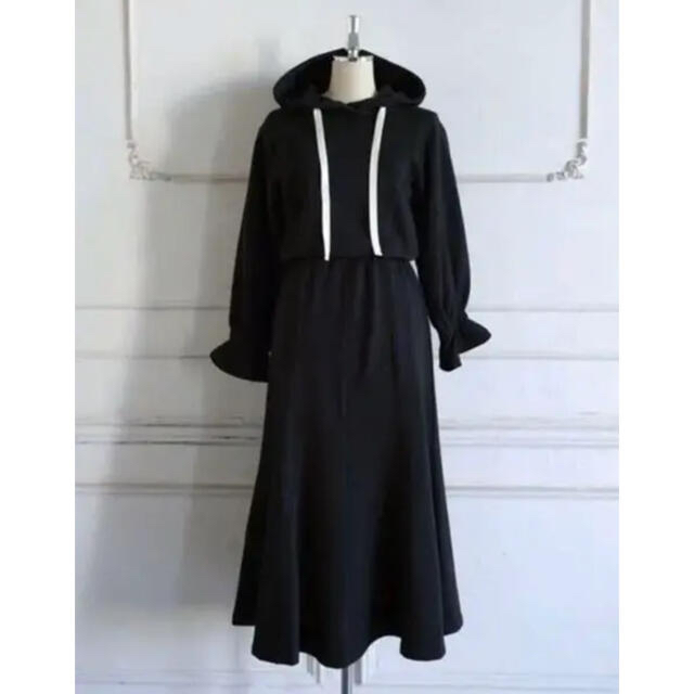 Hooded Jersey Dress