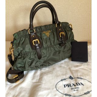 プラダ(PRADA)のPRADA プラダ ハンドバッグ　正規品　専用袋付き(ショルダーバッグ)