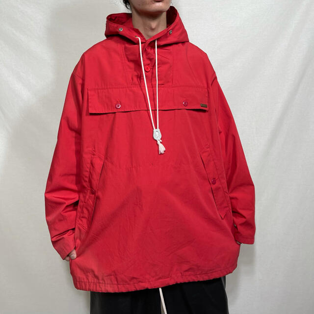 vintage over silhouette anorak parka