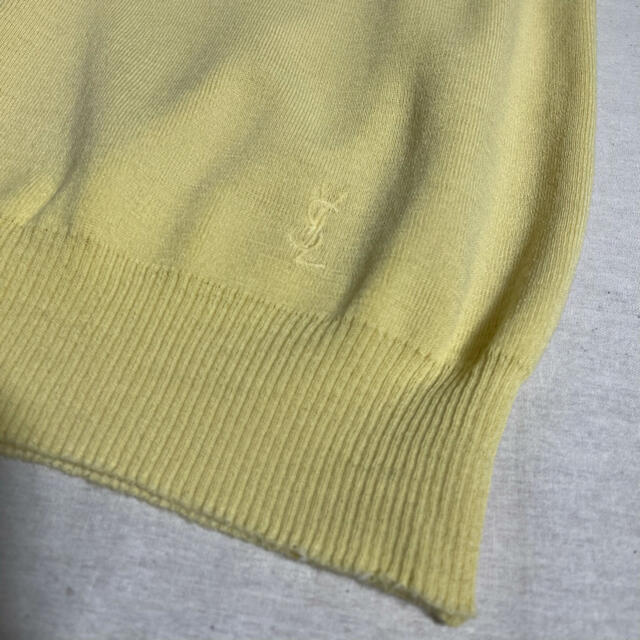 国産最新品 Saint Laurent "YVESSAINTLAUREN" knit vestの通販 by  shop｜サンローランならラクマ