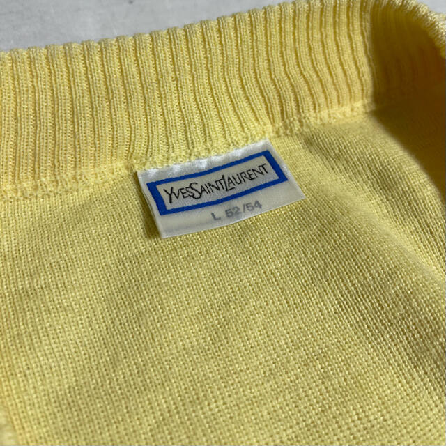 国産最新品 Saint Laurent "YVESSAINTLAUREN" knit vestの通販 by  shop｜サンローランならラクマ