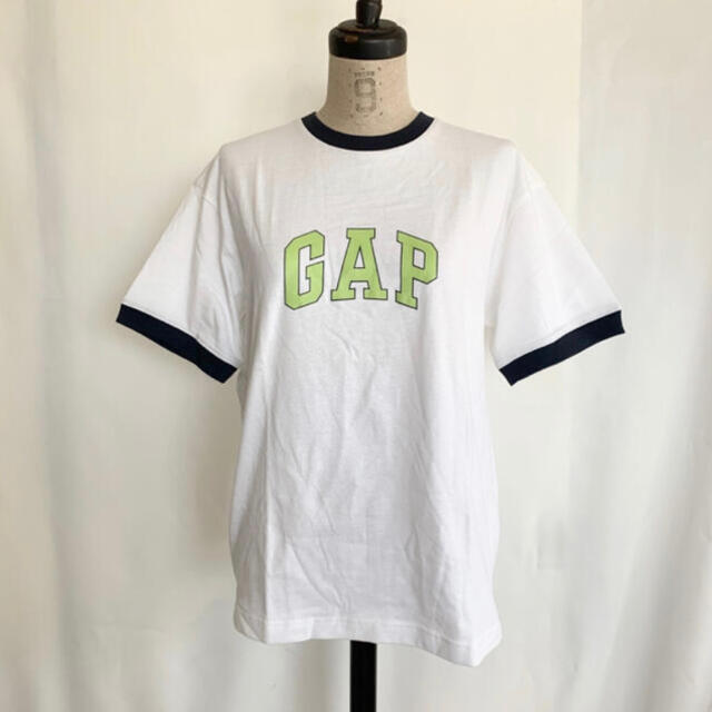 GAP(ギャップ)の古着 GAP リンガーTEE レディースのトップス(Tシャツ(半袖/袖なし))の商品写真