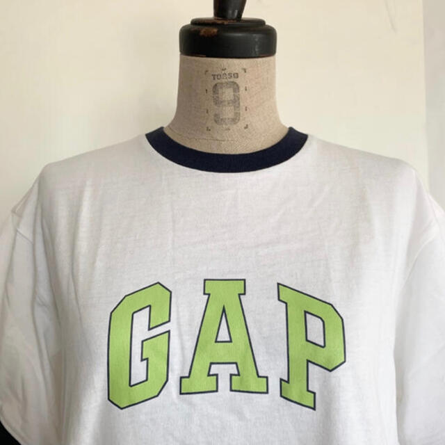 GAP(ギャップ)の古着 GAP リンガーTEE レディースのトップス(Tシャツ(半袖/袖なし))の商品写真