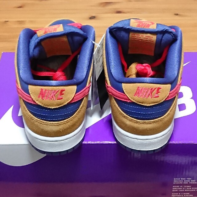 NIKE SB DUNK LOW PRO WHEAT AND PURPLE