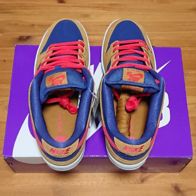 NIKE SB DUNK LOW PRO WHEAT AND PURPLE