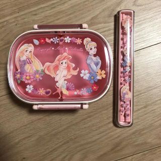 ディズニー(Disney)の未使用　お弁当箱　ランチボックス　ディズニープリンセス(キャラクターグッズ)