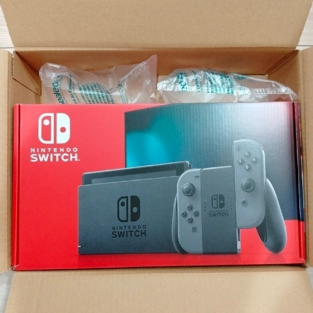 【新品未開封】Switch 任天堂 スイッチ 本体 グレー ニンテンドウ