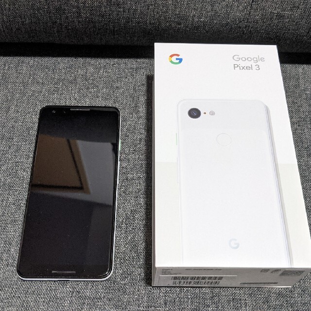 Google(グーグル)のpixel3　64GB ホワイト　本体　ほぼ未使用品　充電器欠損 スマホ/家電/カメラのスマートフォン/携帯電話(スマートフォン本体)の商品写真