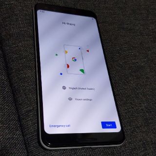 グーグル(Google)のpixel3　64GB ホワイト　本体　ほぼ未使用品　充電器欠損(スマートフォン本体)