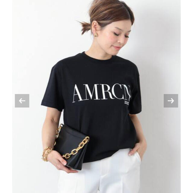 DEUXIEME CLASSE(ドゥーズィエムクラス)のDeuxieme Classe 【AMERICANA】 AMRCN Tシャツ レディースのトップス(Tシャツ(半袖/袖なし))の商品写真