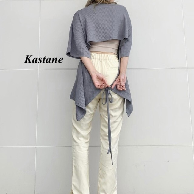 Kastane(カスタネ)の新品 Kastane OPコラボUVカットTOP レディースのトップス(カットソー(半袖/袖なし))の商品写真