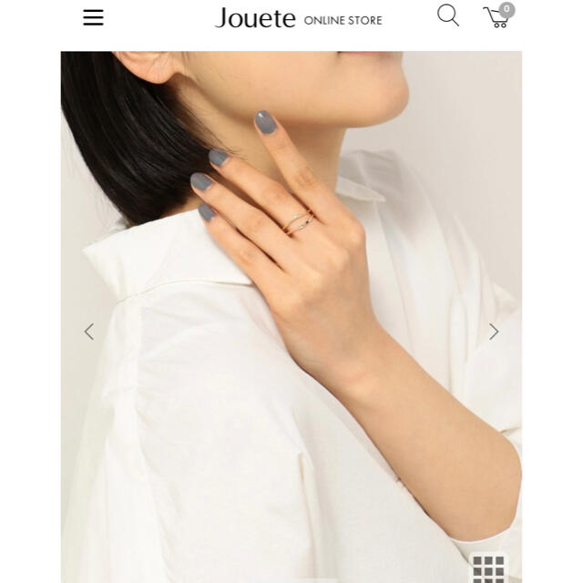 ete(エテ)のJouete ジュエッテ　指輪9号　イエローゴールド　 レディースのアクセサリー(リング(指輪))の商品写真