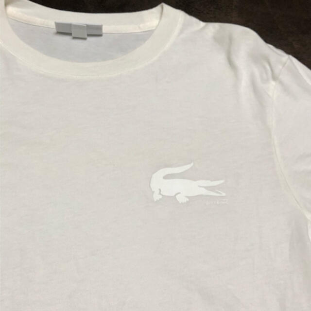 LACOSTE(ラコステ)のラコステ　半袖Tシャツ　（クリーム、ホワイト） メンズのトップス(Tシャツ/カットソー(半袖/袖なし))の商品写真