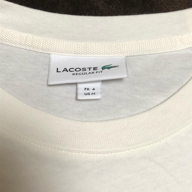 LACOSTE(ラコステ)のラコステ　半袖Tシャツ　（クリーム、ホワイト） メンズのトップス(Tシャツ/カットソー(半袖/袖なし))の商品写真