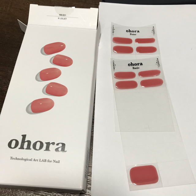 ohora ジェルネイルシール コスメ/美容のネイル(つけ爪/ネイルチップ)の商品写真