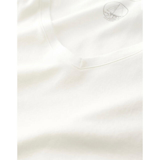 PETIT BATEAU(プチバトー)のプチバトー　新品　半袖　Tシャツ　Vネック　肌着　16ans/Sサイズ レディースのトップス(Tシャツ(半袖/袖なし))の商品写真