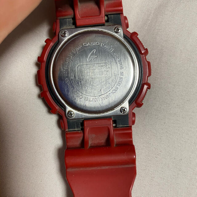G-SHOCK(ジーショック)のG-shock   赤　電池交換済 メンズの時計(腕時計(アナログ))の商品写真