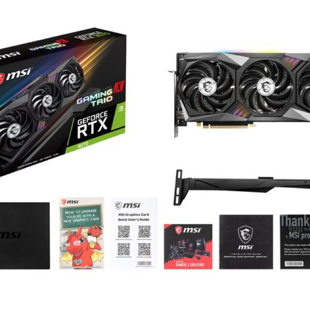 スマホ/家電/カメラMSI GeForce RTX 3070 GAMING X TRIO 8GB新品