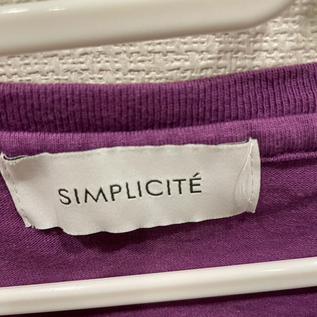 Simplicite(シンプリシテェ)のSIMPLICITE 半袖シャツ レディースのトップス(Tシャツ(半袖/袖なし))の商品写真